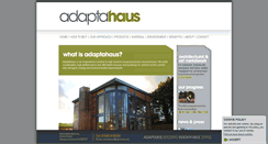 Desktop Screenshot of adaptahaus.co.uk