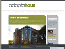 Tablet Screenshot of adaptahaus.co.uk